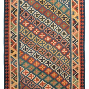 Tapete Kelim - Oriental - 273 x 191 cm - multicolorido