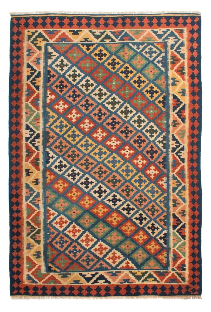 Tapete Kelim - Oriental - 273 x 191 cm - multicolorido