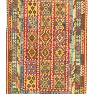 Tapete Kelim - Oriental - 314 x 208 cm - multicolorido