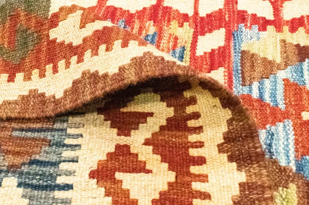 Tapete Kelim - Oriental - 314 x 208 cm - multicolorido