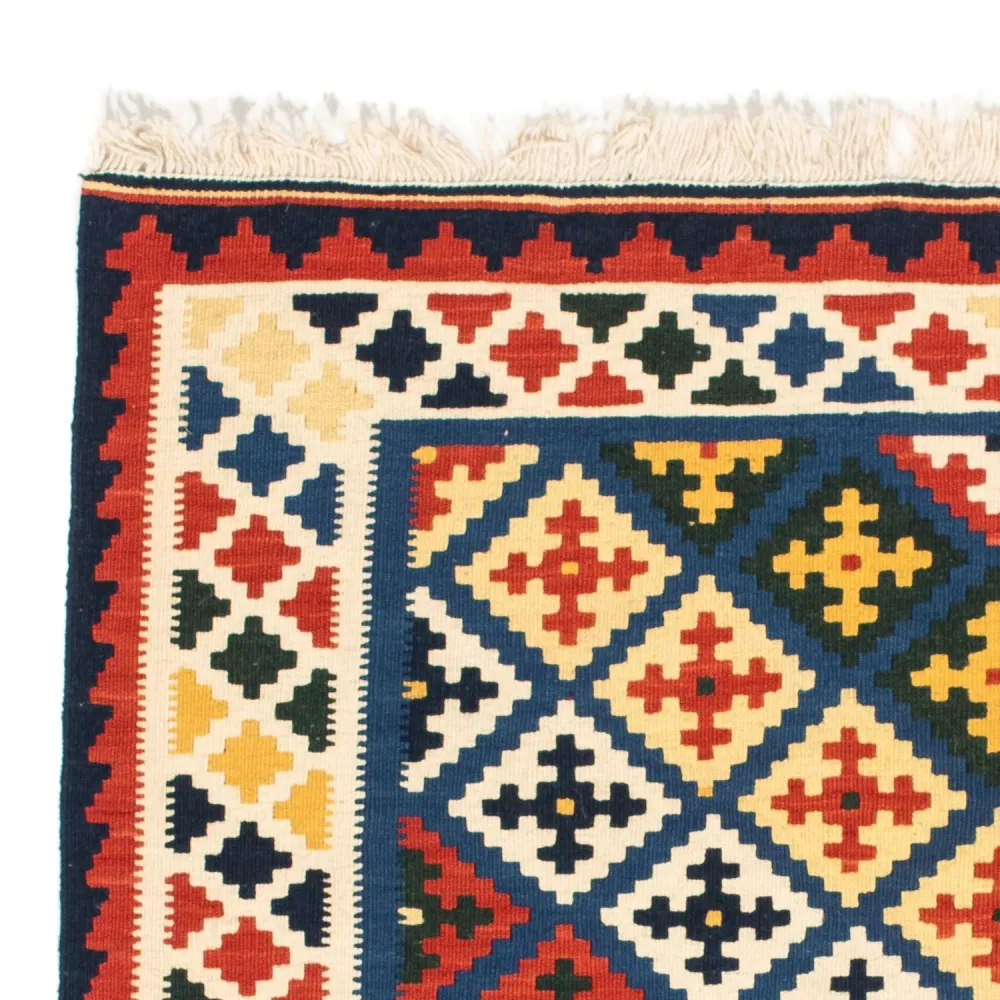 Tapete Kelim - Oriental praç - 101 x 101 cm - bege