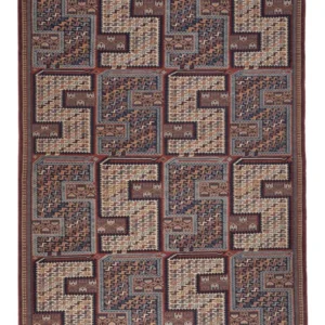 Tapete Kelim - Oriental - Soumak - 214 x 155 cm - bege escuro
