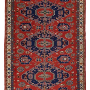 Tapete Kelim - Oriental - Soumak - 263 x 178 cm - vermelho