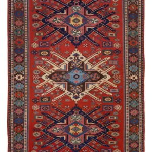 Tapete Kelim - Oriental - Soumak - 292 x 218 cm - vermelho