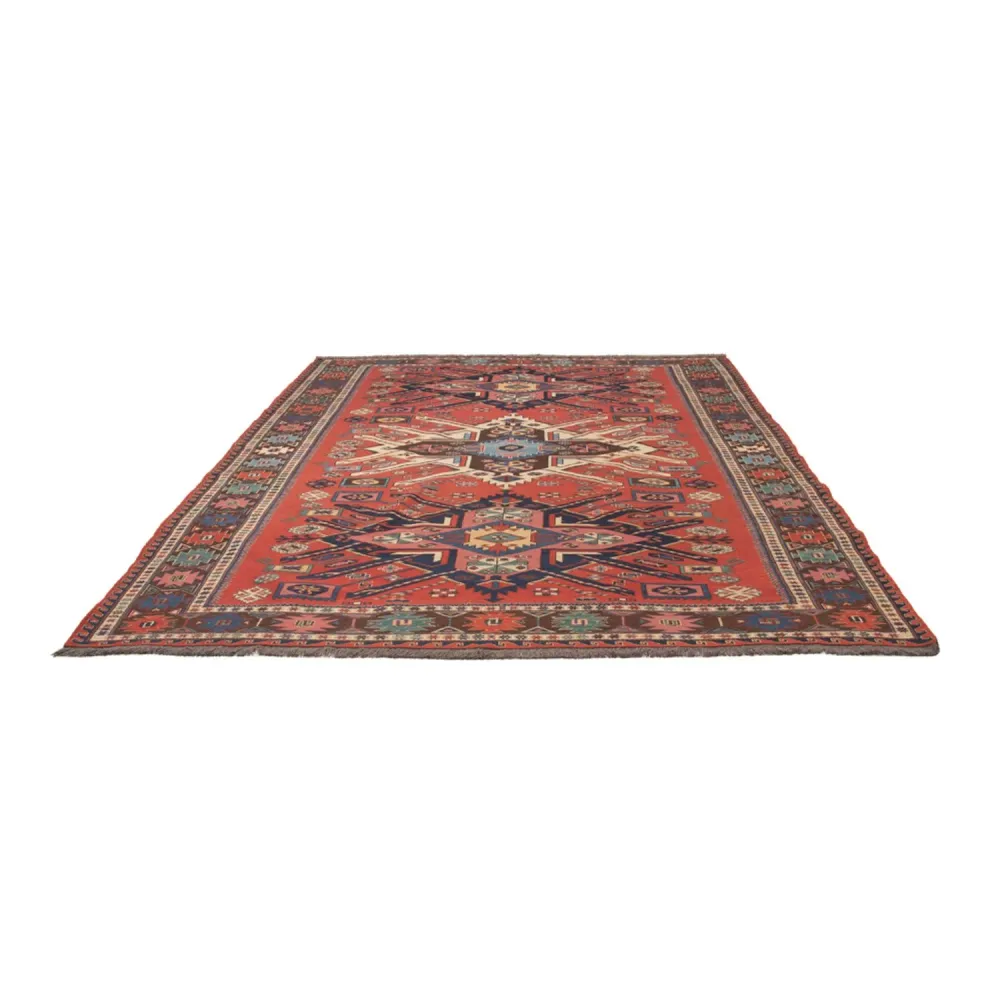 Tapete Kelim - Oriental - Soumak - 292 x 218 cm - vermelho