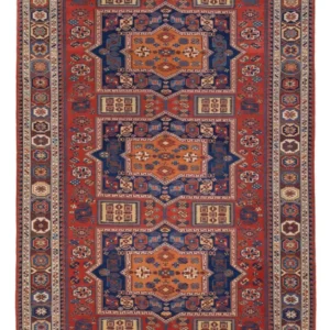 Tapete Kelim - Oriental - Soumak - 323 x 236 cm - vermelho