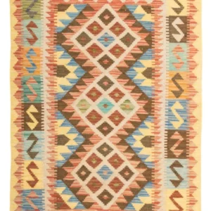 Tapete Kelim - Splash - 124 x 86 cm - multicolorido