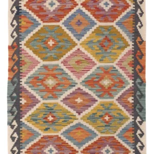 Tapete Kelim - Splash - 125 x 79 cm - multicolorido