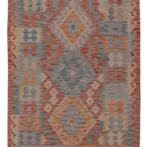 Tapete Kelim - Splash - 149 x 102 cm - multicolorido
