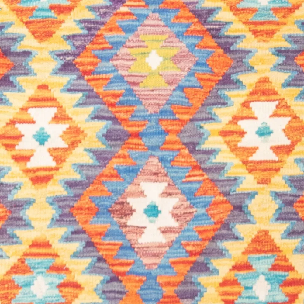 Tapete Kelim - Splash - 155 x 102 cm - multicolorido