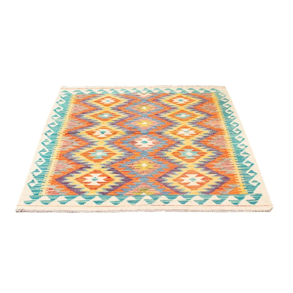 Tapete Kelim - Splash - 155 x 102 cm - multicolorido