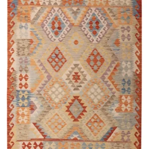 Tapete Kelim - Splash - 170 x 132 cm - multicolorido