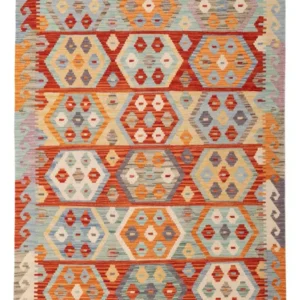 Tapete Kelim - Splash - 176 x 123 cm - multicolorido