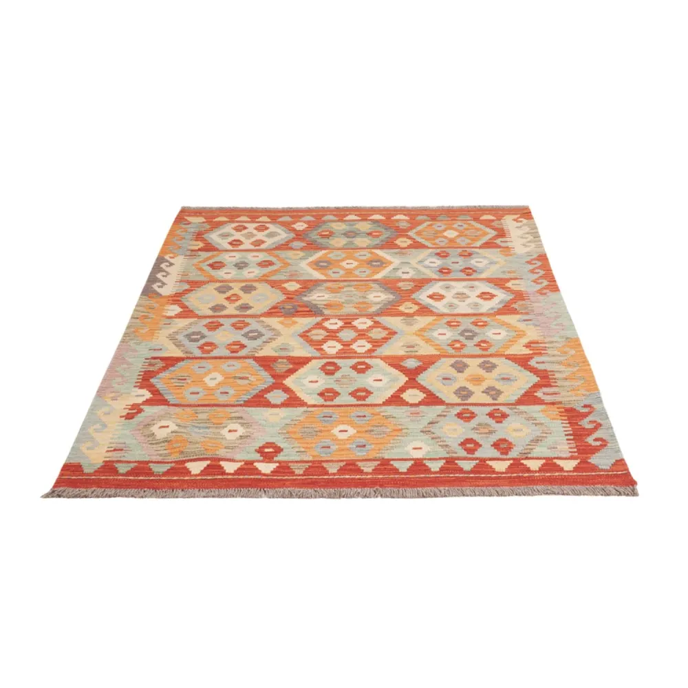 Tapete Kelim - Splash - 176 x 123 cm - multicolorido