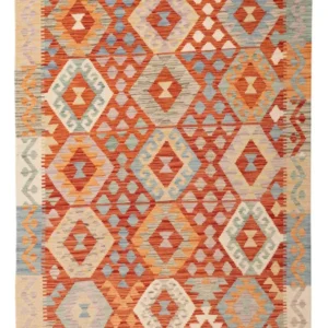 Tapete Kelim - Splash - 176 x 125 cm - multicolorido