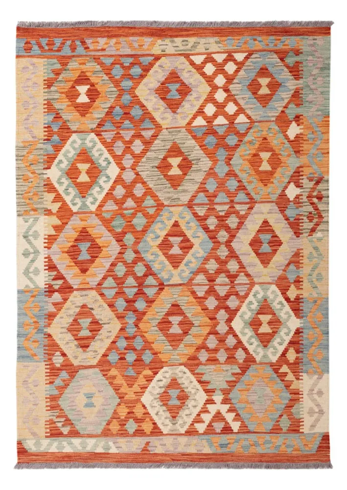 Tapete Kelim - Splash - 176 x 125 cm - multicolorido