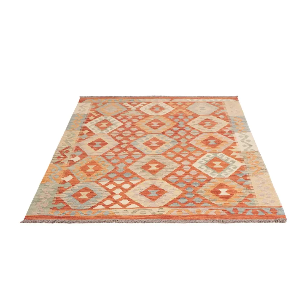 Tapete Kelim - Splash - 176 x 125 cm - multicolorido