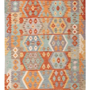 Tapete Kelim - Splash - 177 x 125 cm - multicolorido