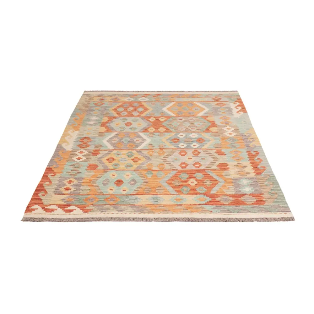 Tapete Kelim - Splash - 177 x 125 cm - multicolorido