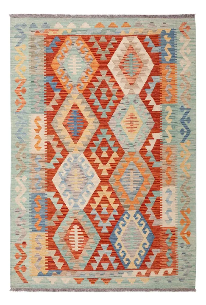 Tapete Kelim - Splash - 183 x 127 cm - multicolorido