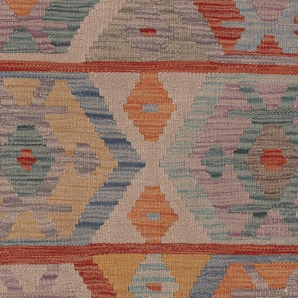 Tapete Kelim - Splash - 202 x 150 cm - multicolorido