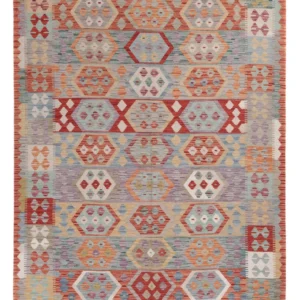 Tapete Kelim - Splash - 230 x 176 cm - multicolorido