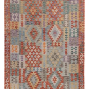 Tapete Kelim - Splash - 240 x 172 cm - multicolorido