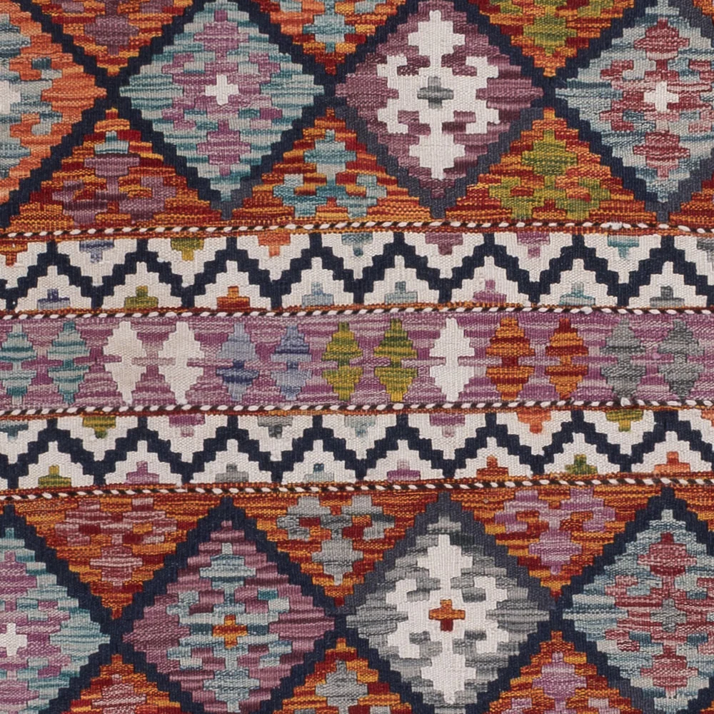 Tapete Kelim - Splash - 240 x 175 cm - multicolorido