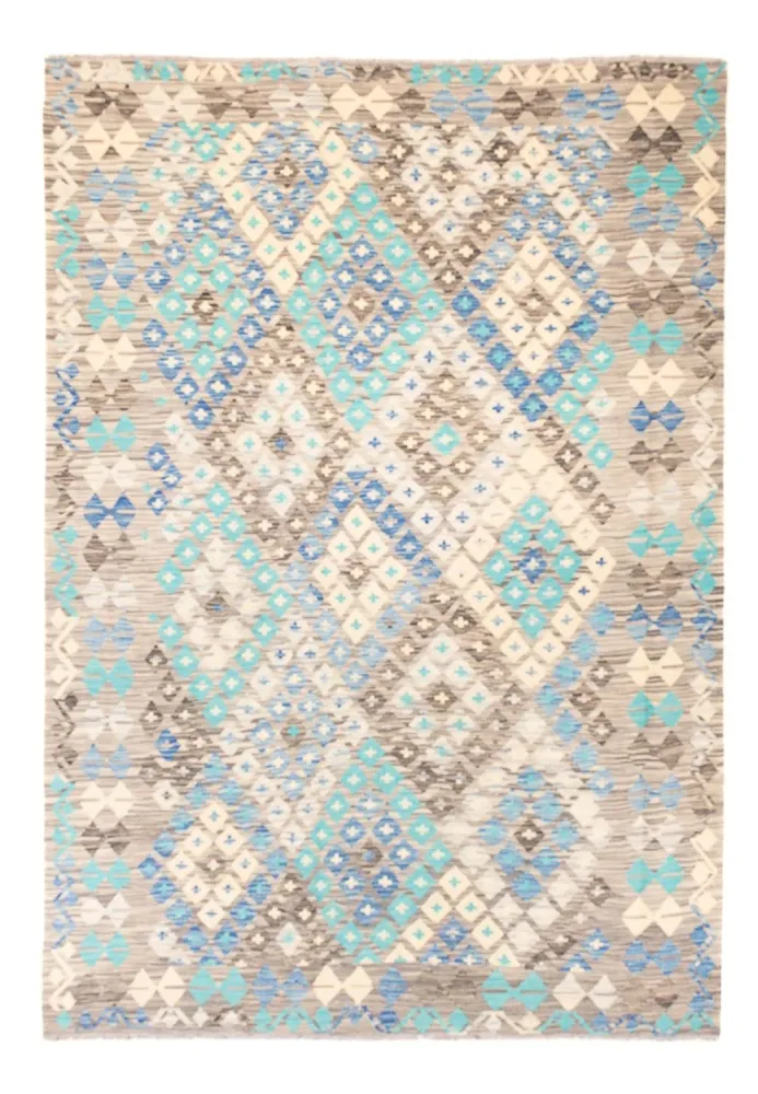Tapete Kelim - Splash - 241 x 174 cm - multicolorido