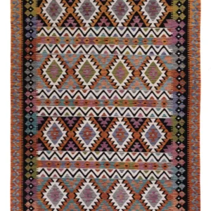 Tapete Kelim - Splash - 245 x 178 cm - multicolorido