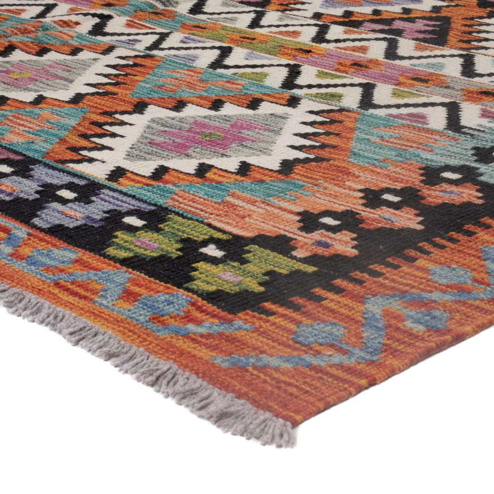 Tapete Kelim - Splash - 245 x 178 cm - multicolorido
