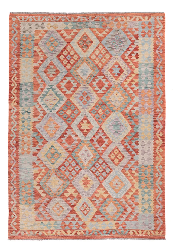 Tapete Kelim - Splash - 246 x 173 cm - multicolorido