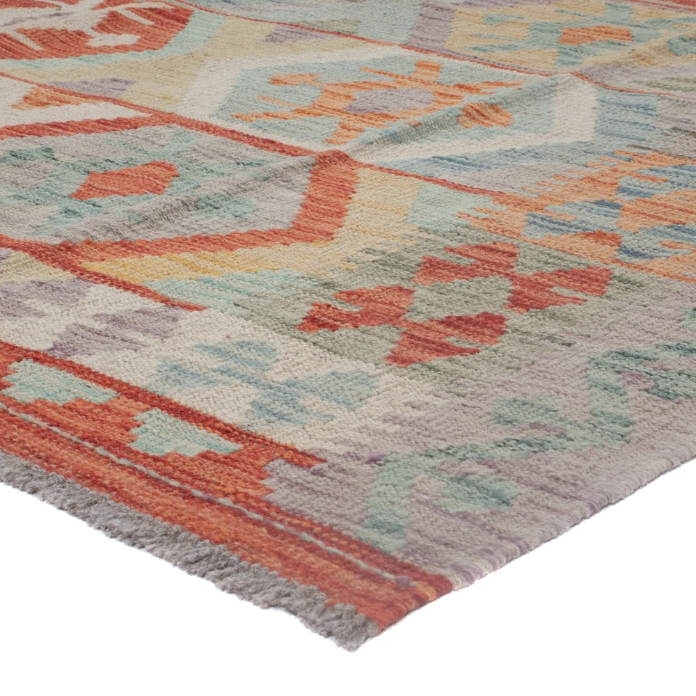 Tapete Kelim - Splash - 249 x 180 cm - multicolorido