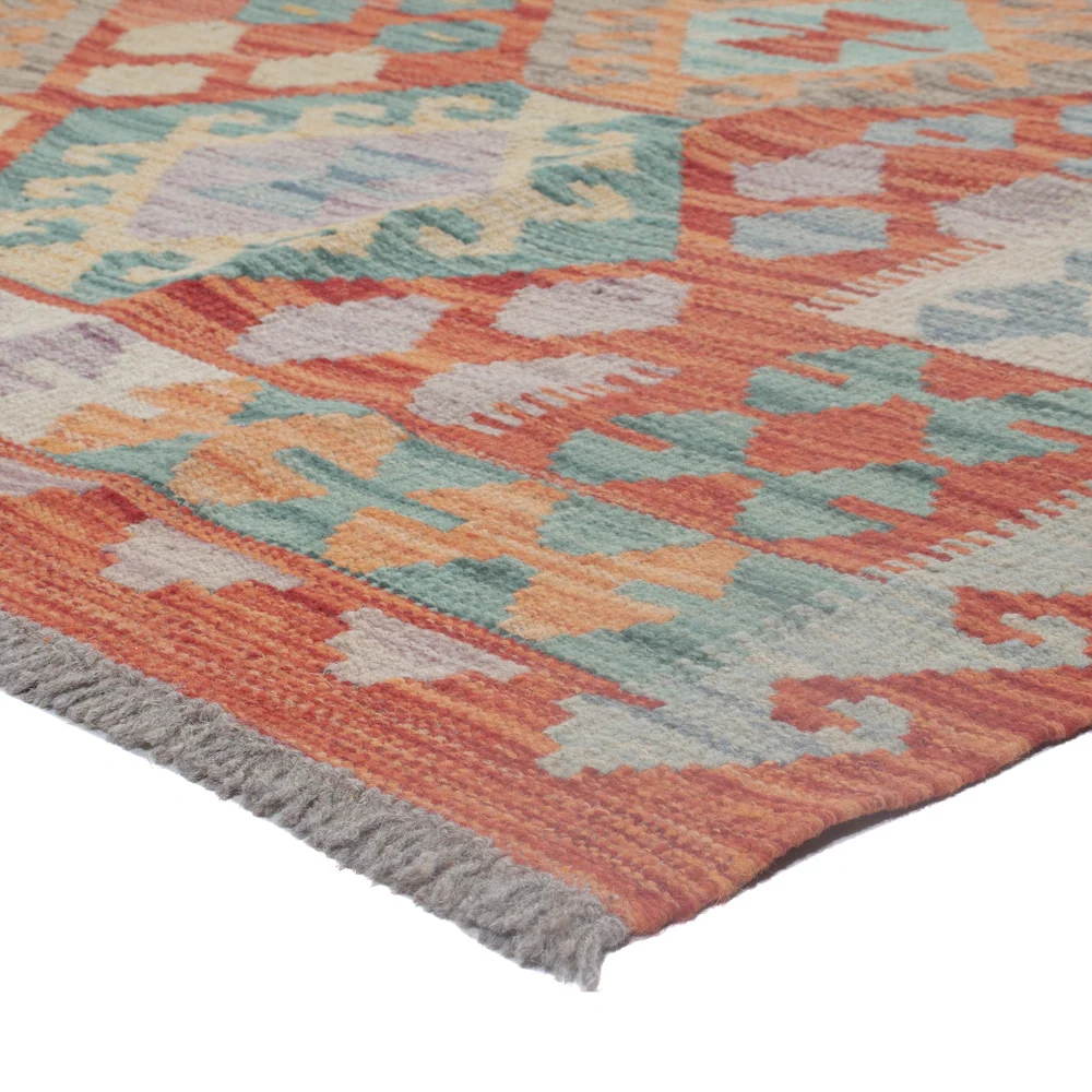 Tapete Kelim - Splash - 250 x 181 cm - multicolorido
