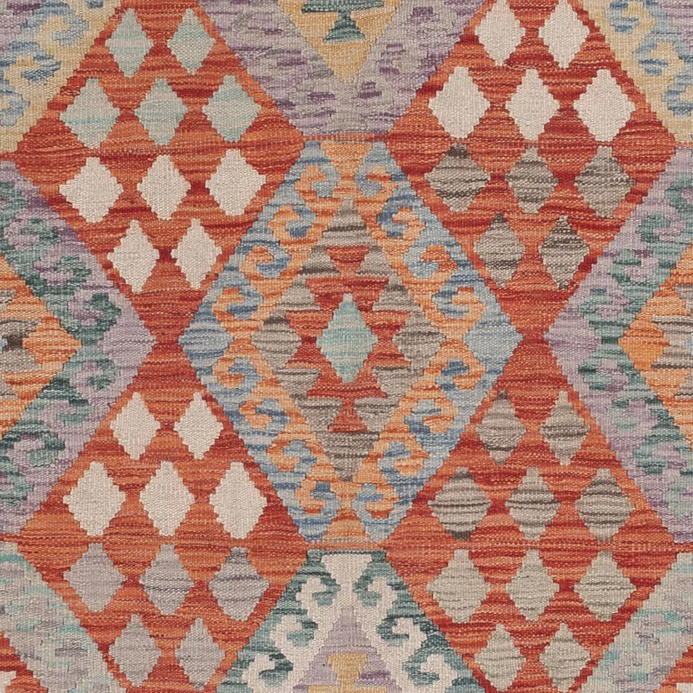 Tapete Kelim - Splash - 252 x 182 cm - multicolorido