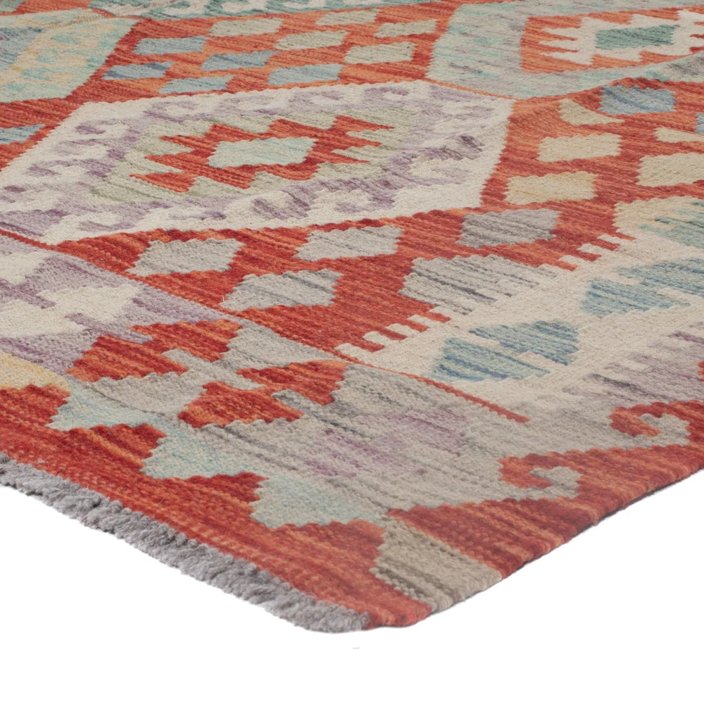 Tapete Kelim - Splash - 252 x 182 cm - multicolorido
