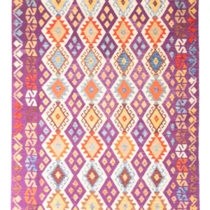 Tapete Kelim - Splash - 256 x 178 cm - multicolorido