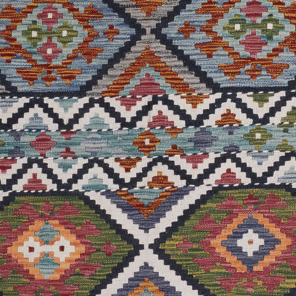 Tapete Kelim - Splash - 256 x 190 cm - multicolorido