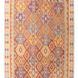 Tapete Kelim - Splash - 288 x 206 cm - multicolorido
