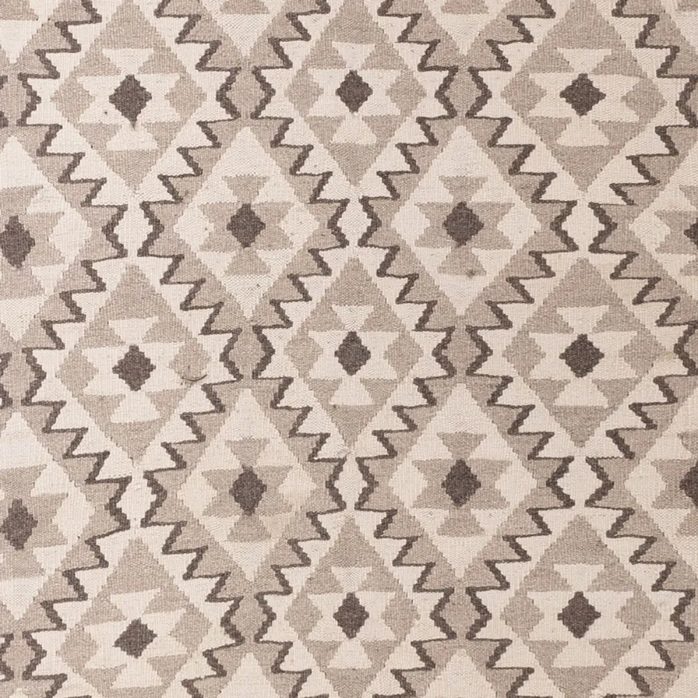 Tapete Kelim - Splash - 290 x 202 cm - cinzento claro