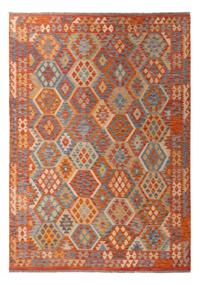 Tapete Kelim - Splash - 292 x 203 cm - multicolorido
