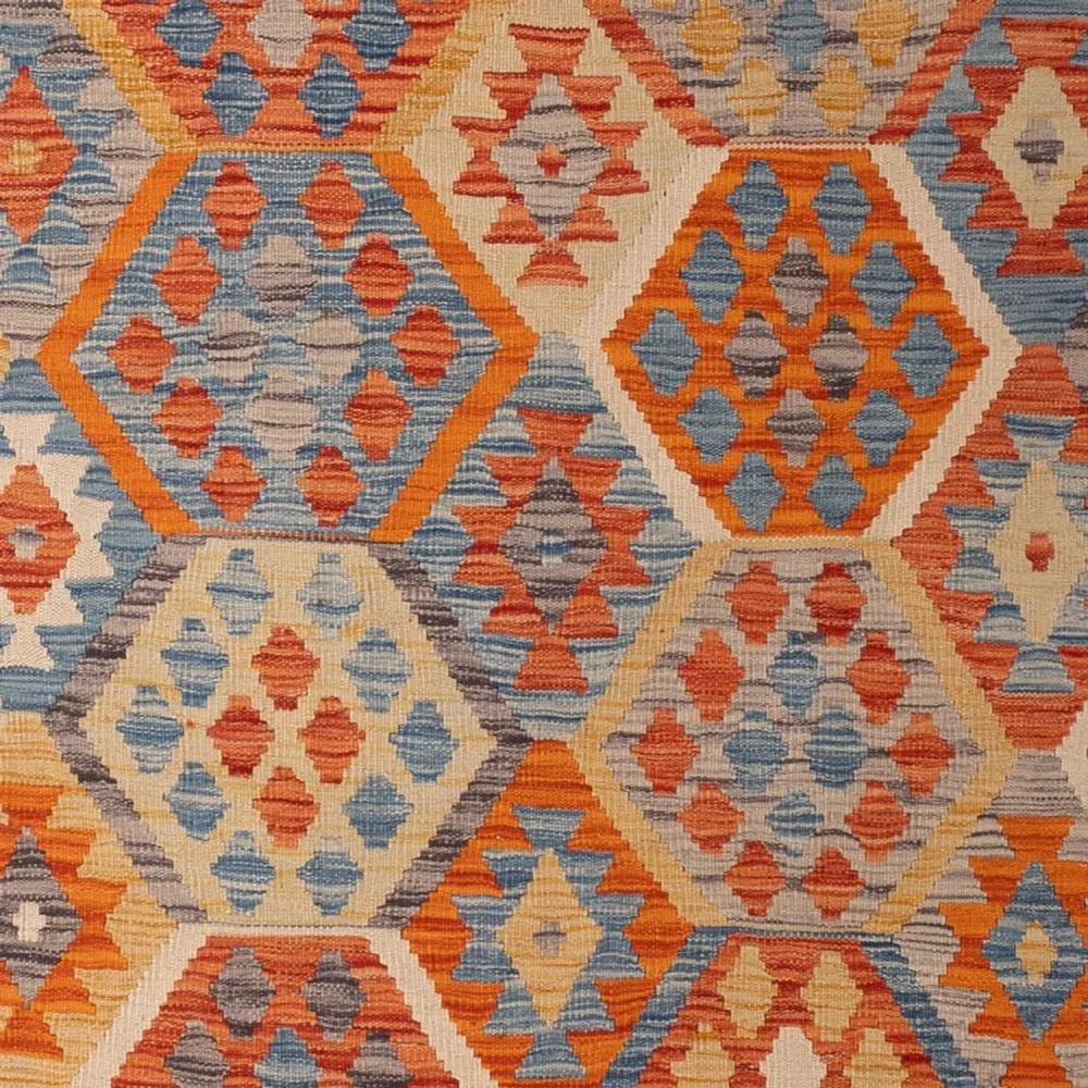 Tapete Kelim - Splash - 292 x 203 cm - multicolorido