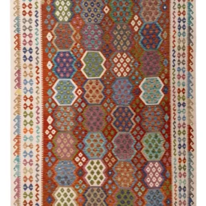 Tapete Kelim - Splash - 292 x 214 cm - multicolorido