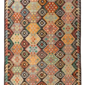 Tapete Kelim - Splash - 297 x 204 cm - multicolorido