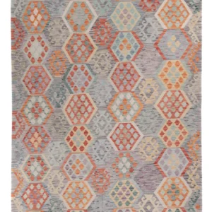 Tapete Kelim - Splash - 297 x 211 cm - multicolorido