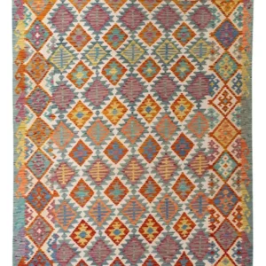 Tapete Kelim - Splash - 298 x 198 cm - multicolorido