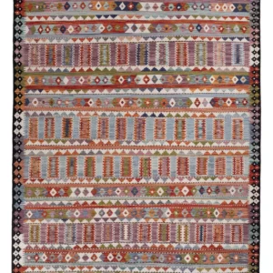 Tapete Kelim - Splash - 298 x 204 cm - multicolorido