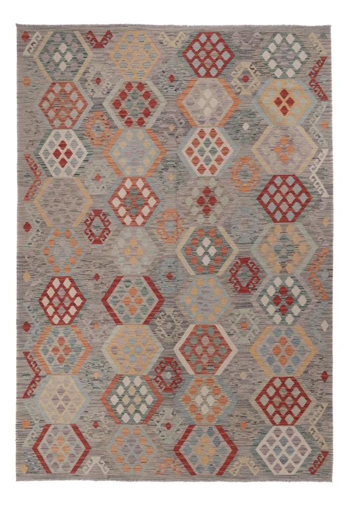 Tapete Kelim - Splash - 299 x 205 cm - multicolorido