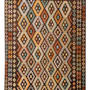 Tapete Kelim - Splash - 299 x 206 cm - multicolorido