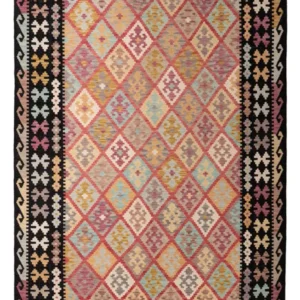 Tapete Kelim - Splash - 299 x 206 cm - multicolorido